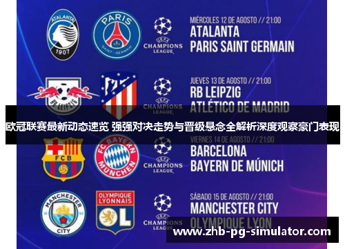 欧冠联赛最新动态速览 强强对决走势与晋级悬念全解析深度观察豪门表现